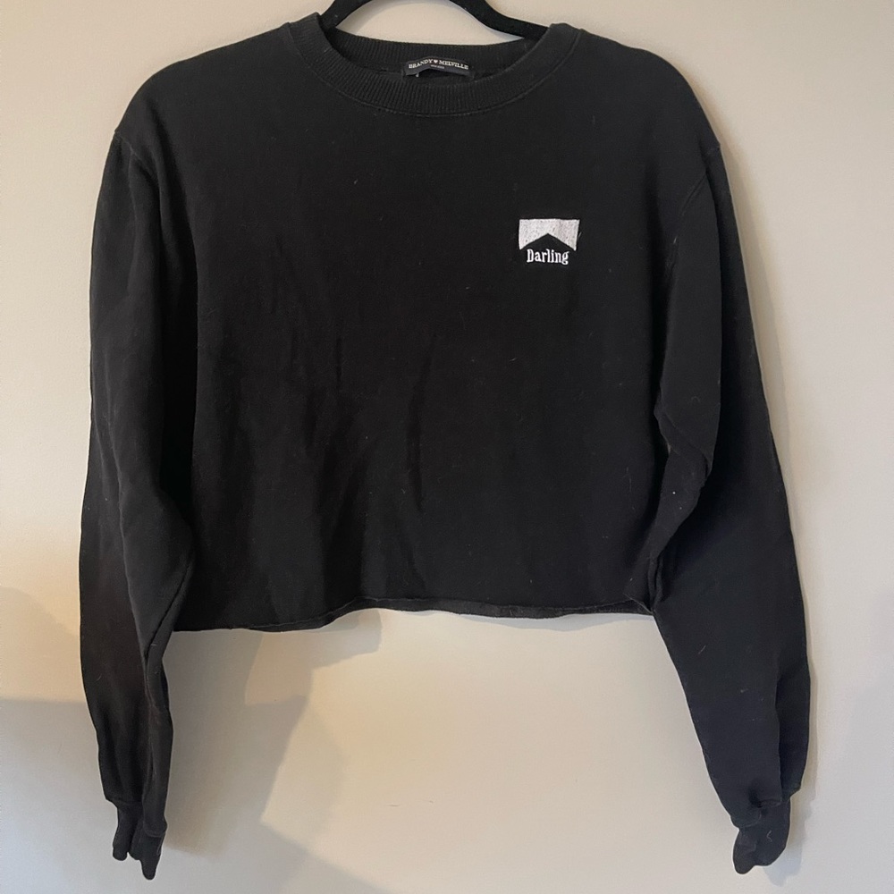 Brandy Melville “Darling” Cropped Sweatshirt